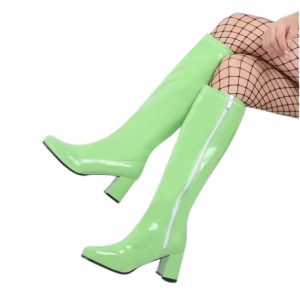 Green gogo boots​