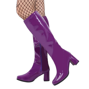 Purple gogo boots​